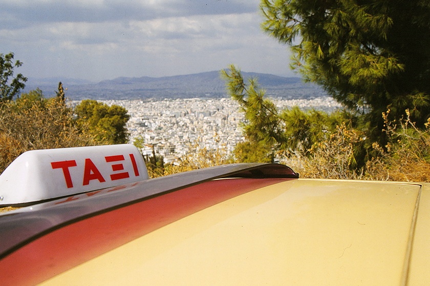 Athens – Taxi on the Lycabettos hill